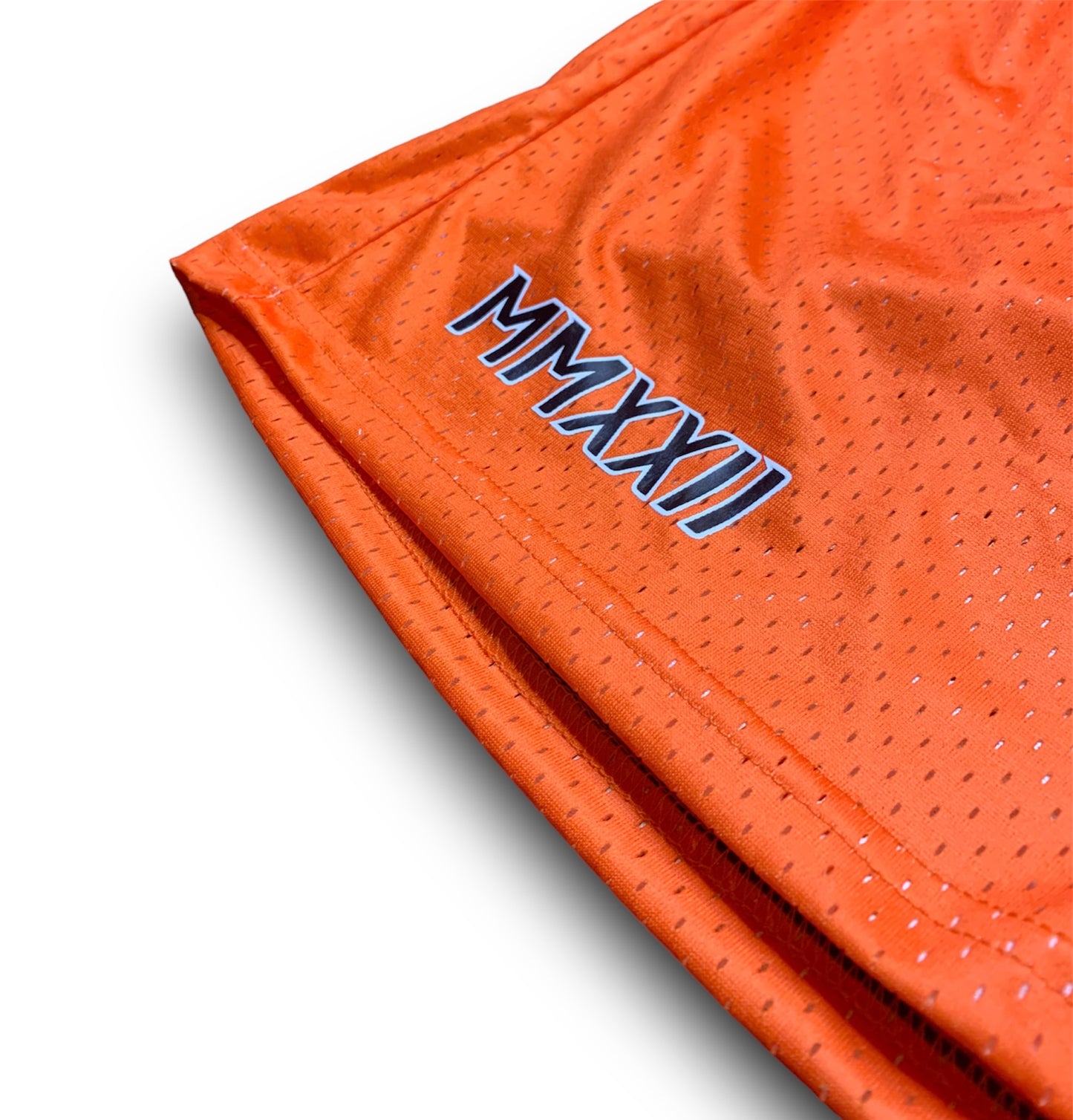 DC Orange Basketball Mesh Shorts