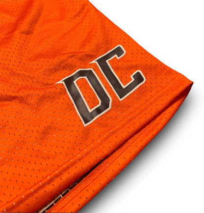 DC Orange Basketball Mesh Shorts